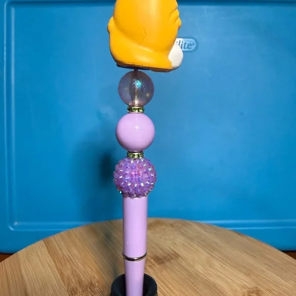 Disney Doorable Rapunzel From Tangled Beaded Refillable Pen - Picture 2 of 3